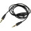 2pcs 3.5mm M/m Stereo Headphone Audio Extension Cable Cord With Volume Control Black 1