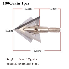 (12) Arrows Tips Arrow Heads for Archery Hunting Apply To Compound Bow