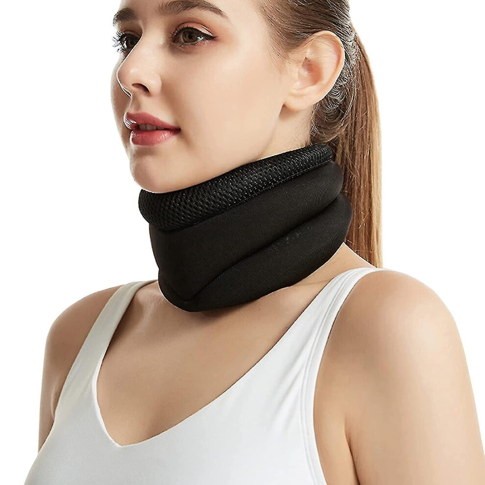 (L) Neck Brace For Neck Pain Relief, Neck Support, Cervical Collar For Sleeping, Neck Support Relieves Pain Pressure In Spine