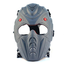 (GTM) Tactical Full Face Paintball Mask Timemen Skull Pc Lens Steel Mesh Safety Goggles Mask Military Hunting Arisoft Protective Mask