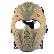 (TTM) Tactical Full Face Paintball Mask Timemen Skull Pc Lens Steel Mesh Safety Goggles Mask Military Hunting Arisoft Protective Mask