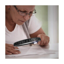 Magnifying Glass With Light For Reading Magnificationmagnification With 4 Led Lights For Visually Impaired Seniors Leisure
