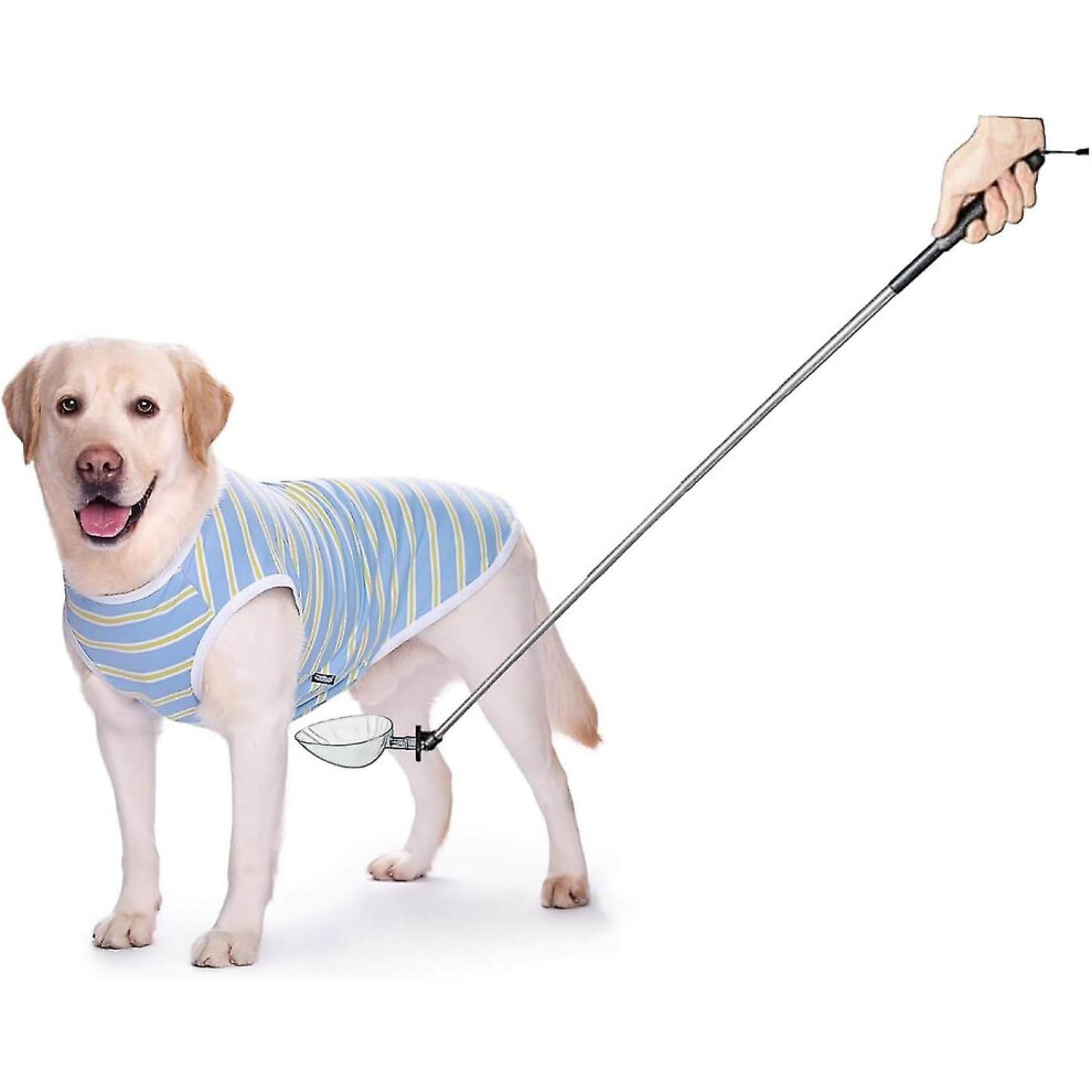 Light Dog Cat Urine Collector,Telescopic Long Handled Urine Sample Catcher For Uti Test Kit,Dog Pee Stick