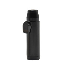 (black) 5 Pack Metal Snuff Bottle Aluminium Snuff Bottle Metal Bullet Snuff Metal Pipe