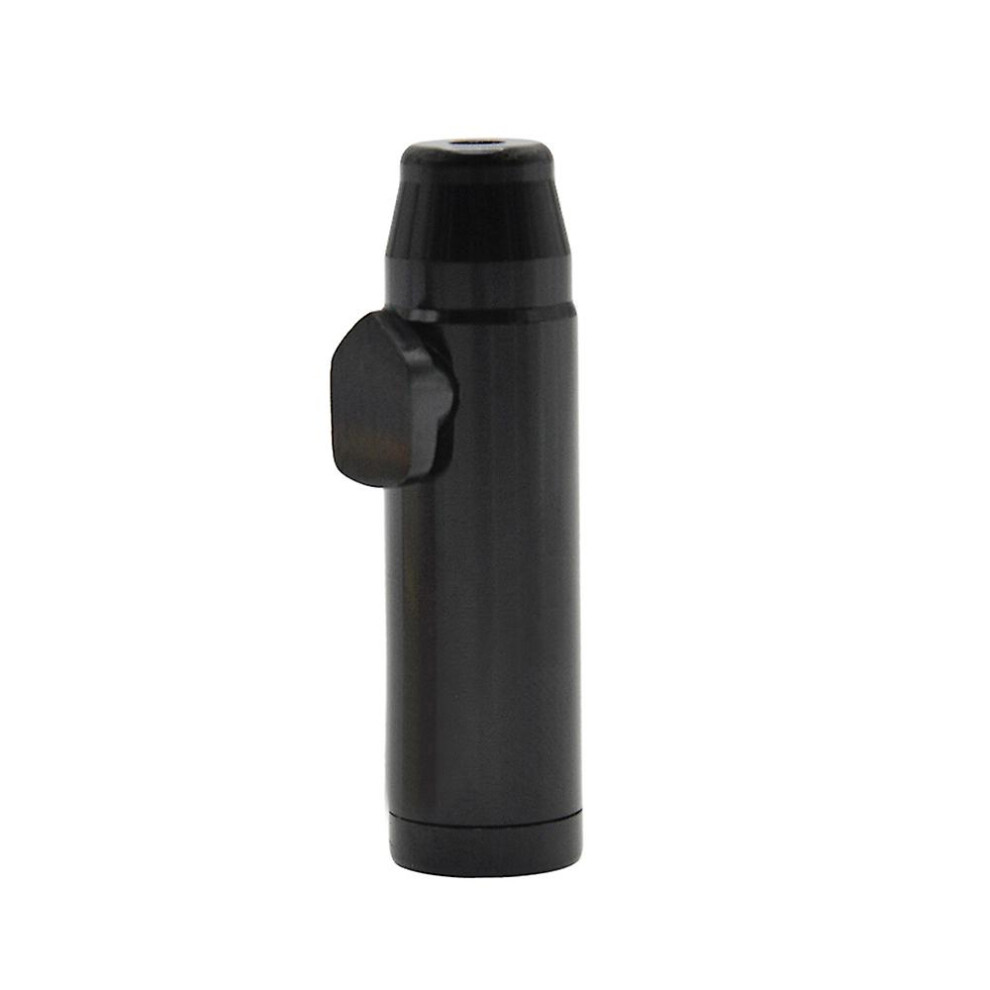Black (Black) 5 Pack Metal Snuff Bottle Aluminium Snuff Bottle Metal Bullet Snuff Metal Pipe