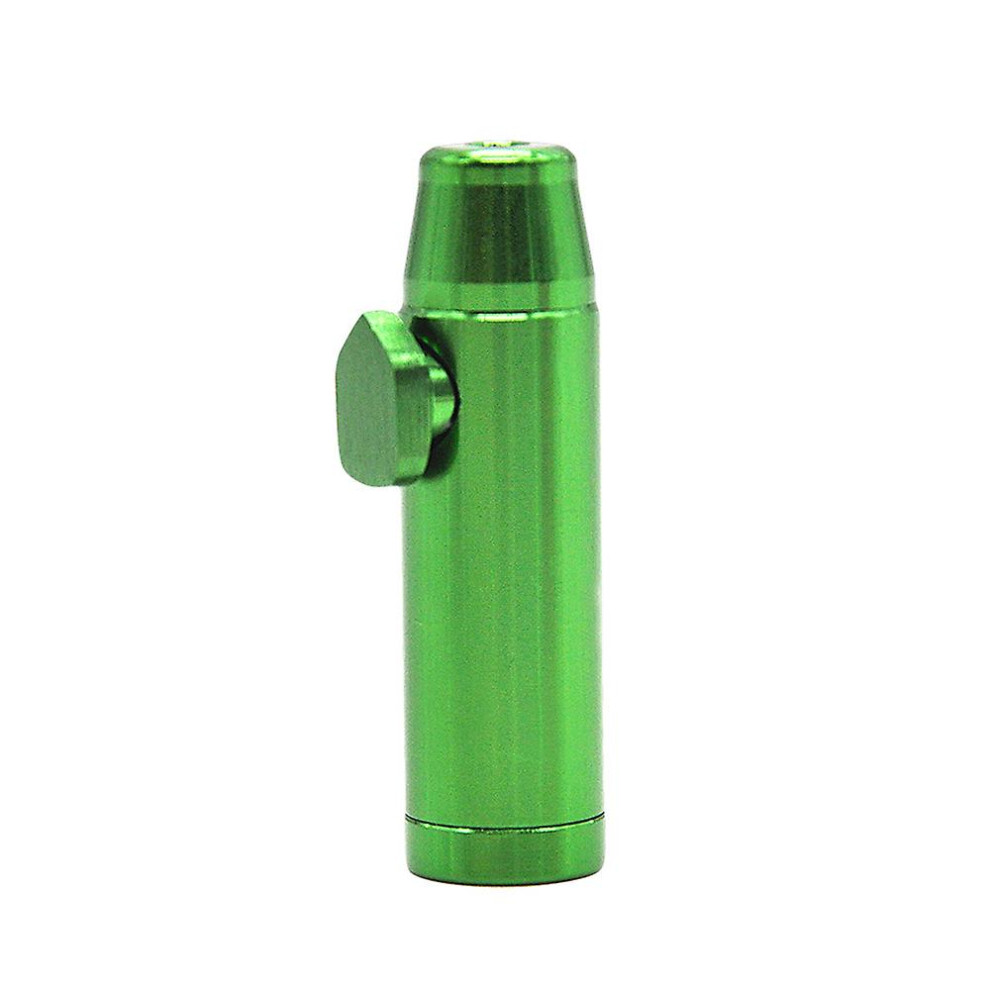 Green (Green) 5 Pack Metal Snuff Bottle Aluminium Snuff Bottle Metal Bullet Snuff Metal Pipe