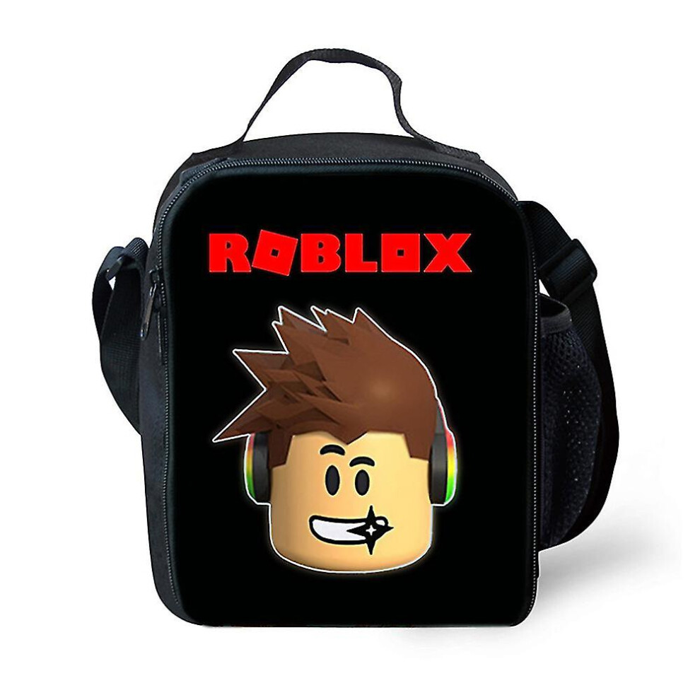 (D) Roblox Kids Insulated Lunch Box Bag For Boys