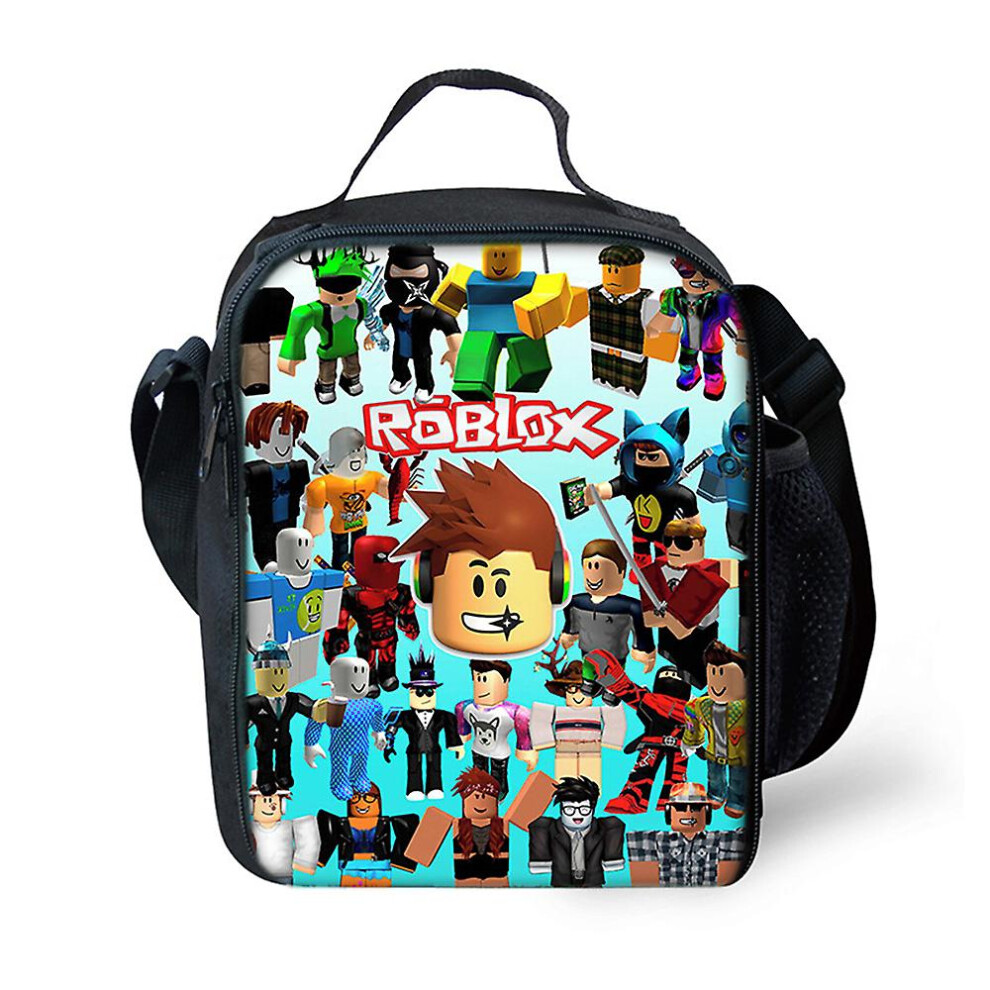 (A) Roblox Kids Insulated Lunch Box Bag For Boys