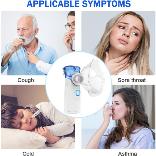 Nebuliser Machine for Adults & Kids, USB-C Rechargeable Nebuliser 1
