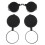 3 Pcs Objective Lens Replacement Rubber Binoculars Monocular Protective 1