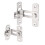 (L) Locks latches stainless steel right angle hasp latch lock and screw 6