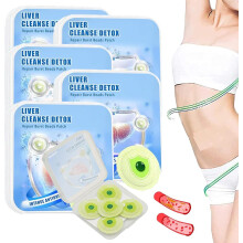 (5 boxes) Intense Antioxidant Liver Cleanse Burst Beads Patch, Antioxidants Topical, Supports Liver Health, Liver Support And Kidney Health