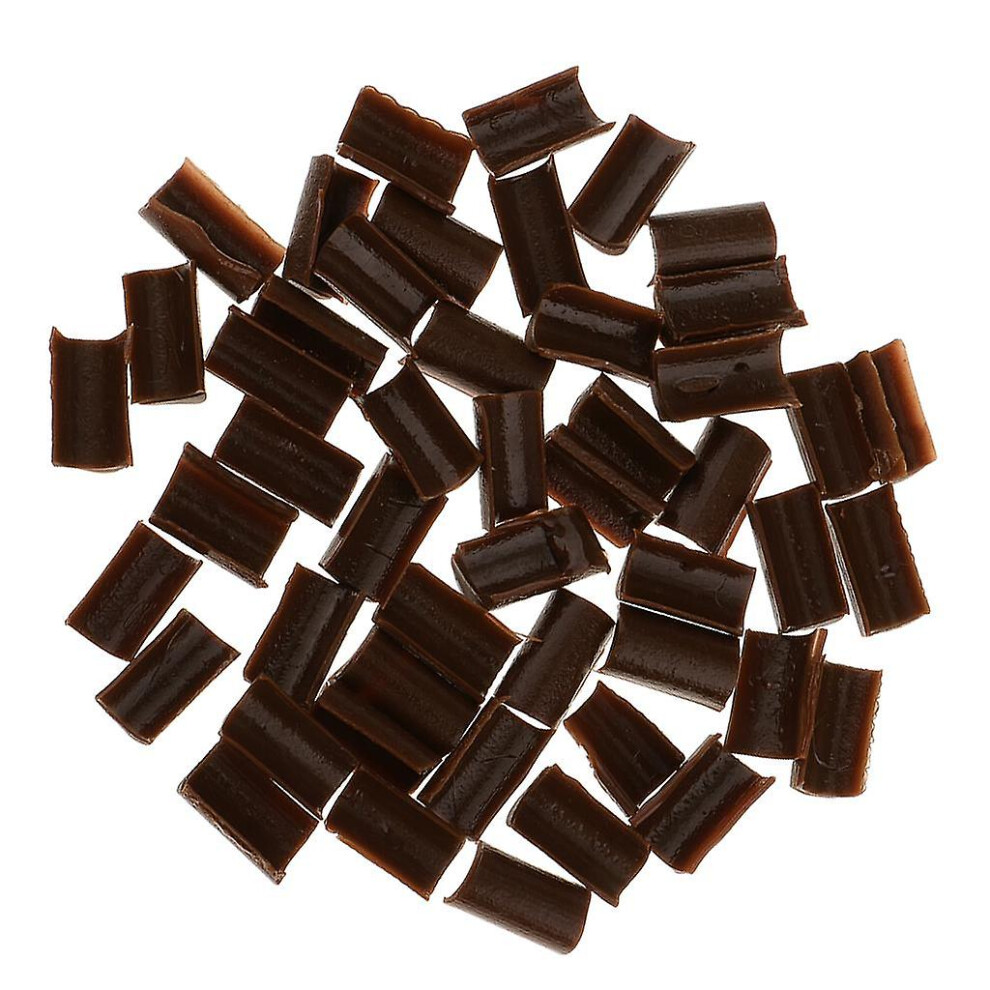 Unisex Brown 4X Pieces Salon Diy U Tip Keratin Beads Rebond Nail Shaped Fusion Glue