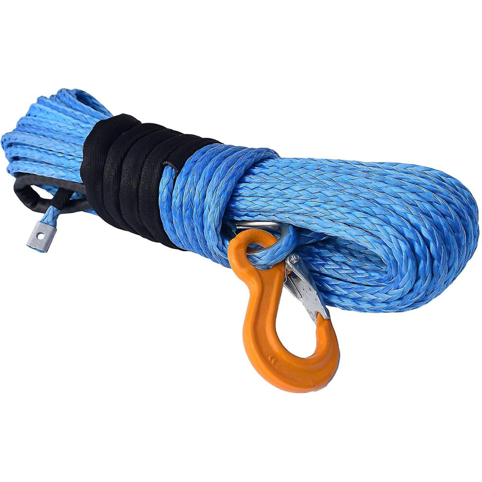Synthetic Winch Rope For Atv Utv, Synthetic Winch, Boat Winch Cable (Blue) 9497821242480