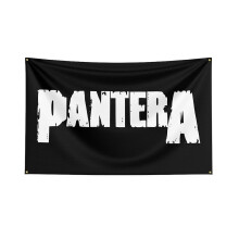 (A, 60 x 90cm) 3x5 Ft Pantera Band Flag Polyester Digital Printed Music Team Banner