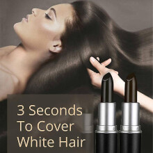 Black One Time Hair Dye Instant Gray Root Coverage Hair Color Temporary Cover Up