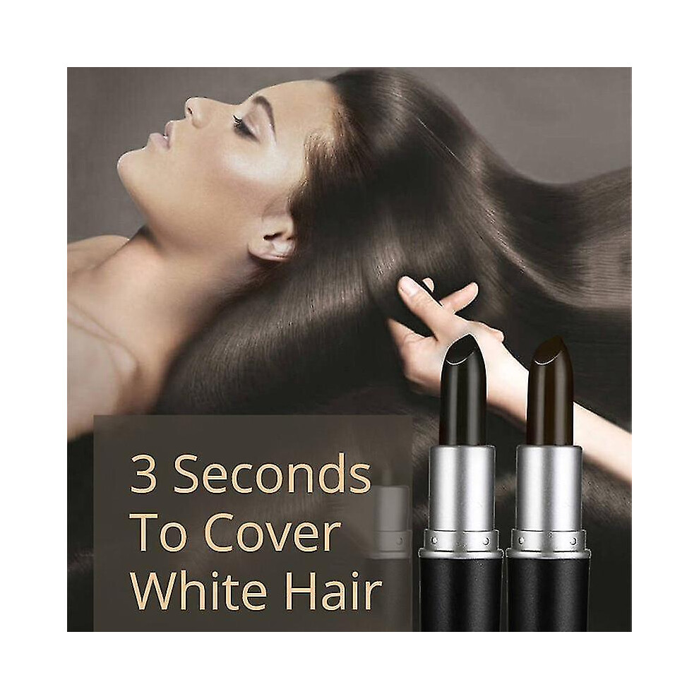 Black One Time Hair Dye Instant Gray Root Coverage Hair Color Temporary Cover Up