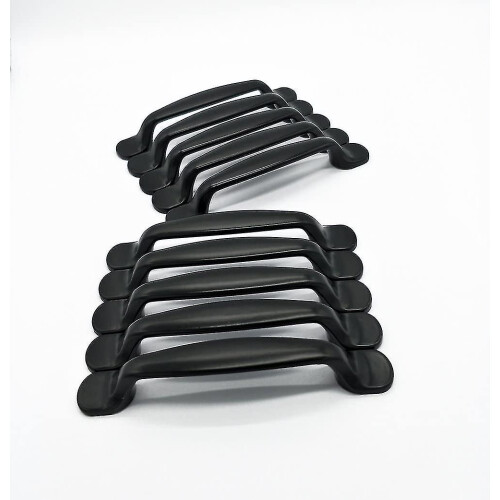10 Pieces Qrity Black Door Handle Furniture Handle Bar Handle Kitchen Handle Drawer Handle Item Handle Kitchen Accessories Pulls--