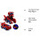 Electric, automatic dinosaur shape-shifter with flashes and sounds 3