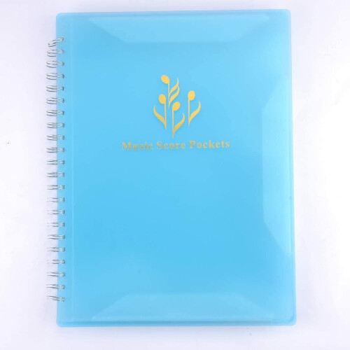 Music Sheet Filing Folder - Folder In A4 Letter Size, Double-sided, Music Folder For Music Sheets