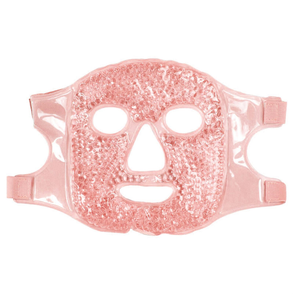 Orange (Orange) Ice Mask For Face Pain Relief Reusable Hot Cold Compress Pad Cooling Bead Gel Mask