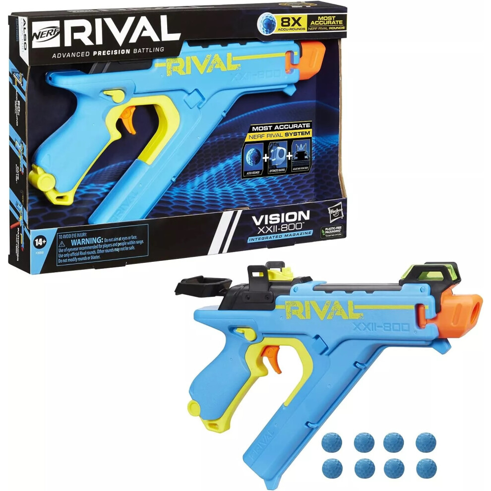 NERF Rival Vision XXII-800 Blaster Gun Accurate Rival System