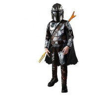 (130-140cm) Galaxy Bounty Hunter Mandalorian Child Costume Halloween _v