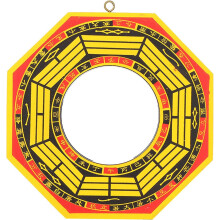 Feng Shui Mirror-traditional Chinese Feng Shui Convex Concave Bagua Mirror For Home Business Lucky Opened Bagua Mirror (4 Inch Concave Mirror) (4)