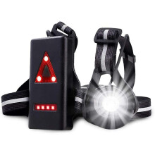 Running Light Usb Rechargeable Led Running Chest Light - Adjustable 90 Right Angle Chest Light 3 Modes 30m Range Waterproof Sports Outdoor