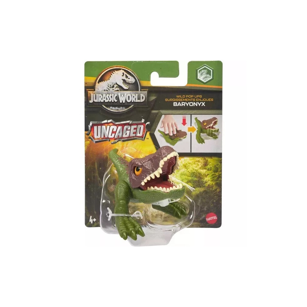 Mattel Jurassic World Dominion - Uncaged Wild Pop Up - Baryonyx