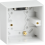 Single 47mm Pattress Box with Earth Terminal 1