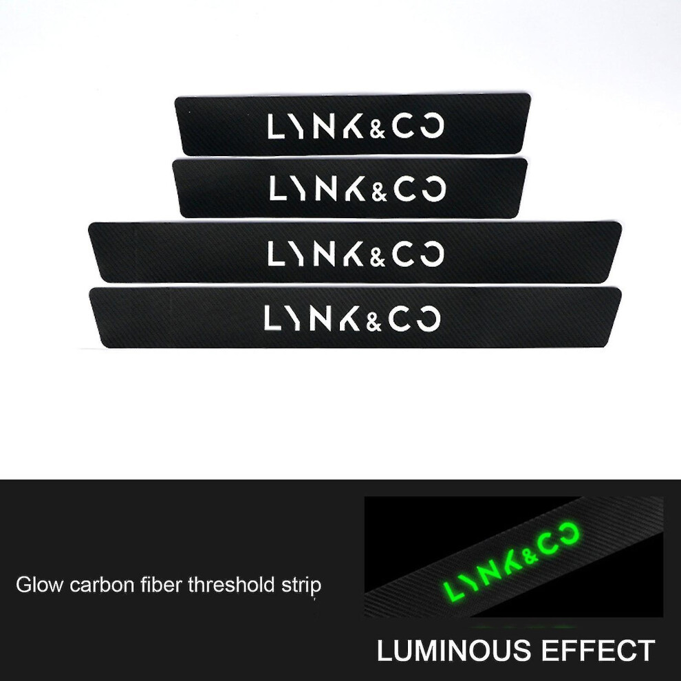 (Linke 4Pcs) Auto Door Sill Protector Anti-Scratch Door Sill Protector For Automotive Tool Accessories 9353840010656