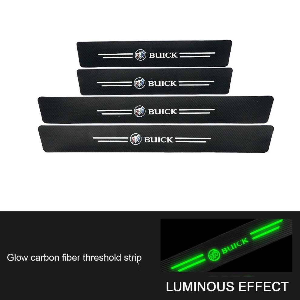 (Buick 4Pcs) Auto Door Sill Protector Anti-Scratch Door Sill Protector For Automotive Tool Accessories 9353840010953