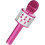 Karaoke Microphone With Speaker - Rose Red 1