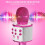 Karaoke Microphone With Speaker - Rose Red 2