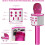 Karaoke Microphone With Speaker - Rose Red 4