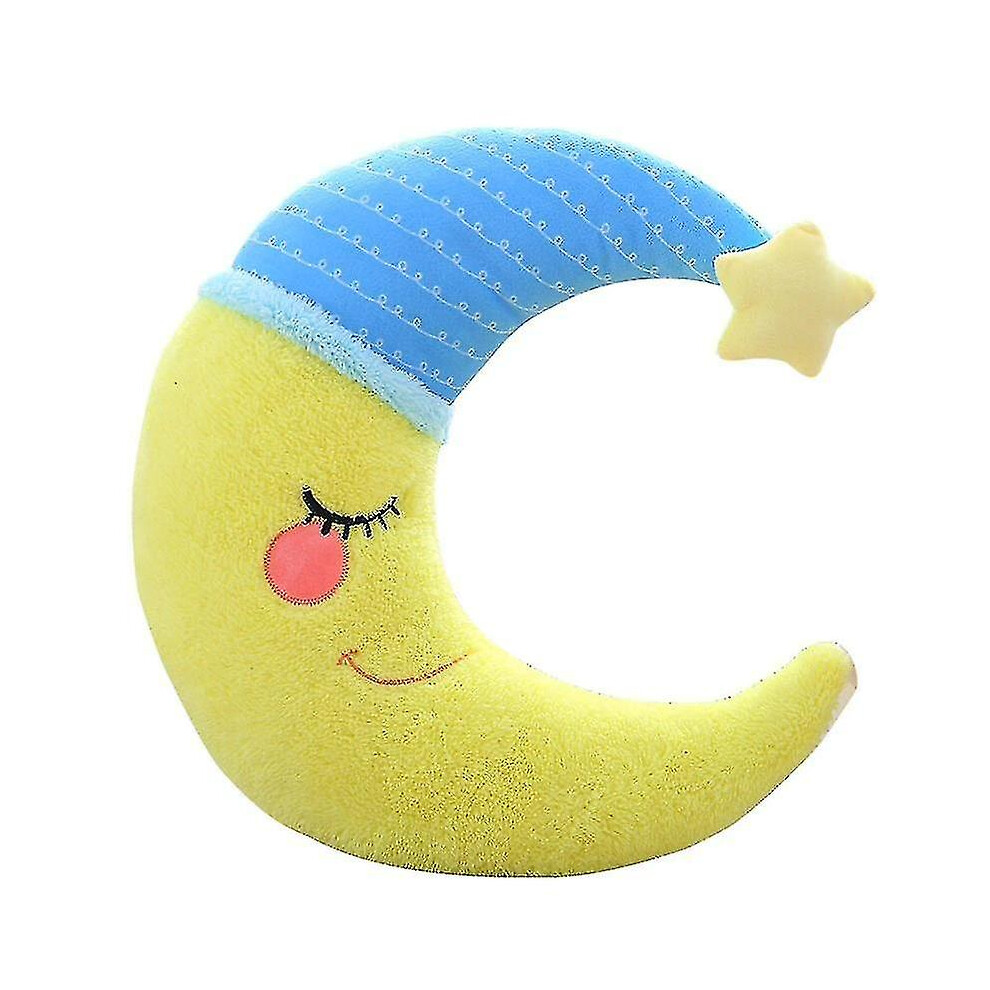 Sky Series Plush Toy Stuffed Soft Cartoon Moon Plush Pillow Cute Sofa Cushion (15 * 40cm)