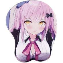 Oski 3d Anime Beautiful Girl Beauty Wrist Support Mousepad - Cartoon Non-slip Gaming Mouse Pads, Silicone Anime Cute Girl Mouse Mat For Computer,lapto