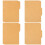 4 Sets/20pcs Kraft Notebooks Page Tabs A5 Binder Inserts Insertable Binder Tabs Binder Dividers Binder Tabs 3