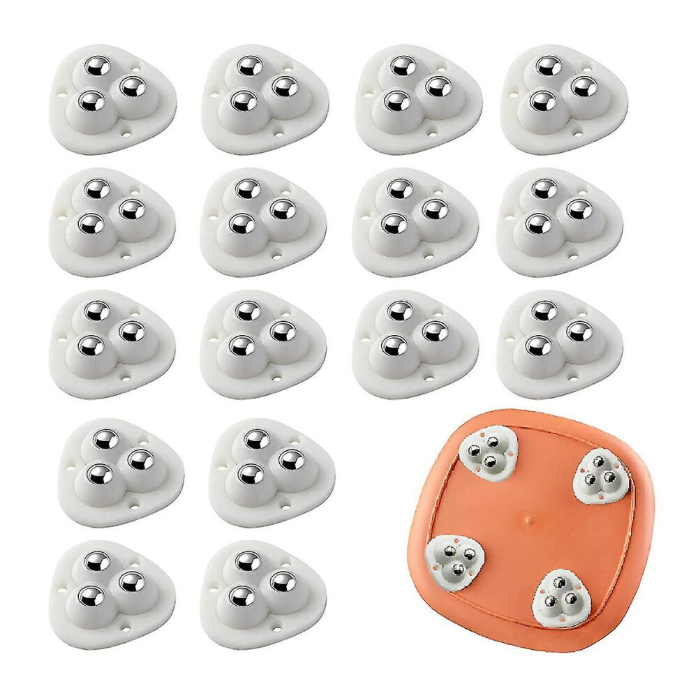 Self Adhesive Mini Caster Wheels Paste Universal Wheel 360 Rotation Sticky Swivel Pulley For Bins 9353840027999