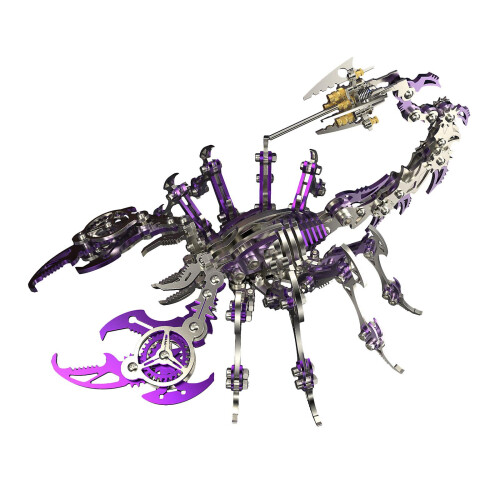 (C) Colorful Scorpion 3d Metal Puzzle Assembling Model Toy