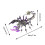 (C) Colorful Scorpion 3d Metal Puzzle Assembling Model Toy 6
