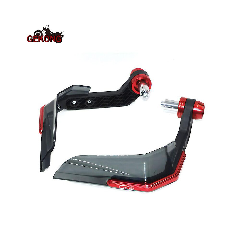 (A-) For Super Soco Cpx Cux Tc 50/Max/Wanderer Ts 2020-2021 Motorcycle Handguard Shield Hand Guard Protector Windshield Red 9353840033716