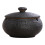 Ceramic Ashtray With Windproof Lid For Indoor Outdoor -black 1