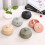 Ceramic Ashtray With Windproof Lid For Indoor Outdoor -black 3
