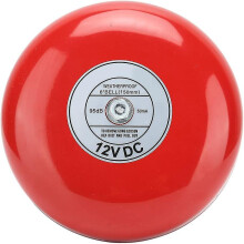 100db High Decibel Fire Alarm Bell 6 Inch Internal Strike Non Sparking Electric Bell For Fire Alarm Emergency Evacuation(dc 12v)