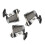 2023 Set Of 3 Floor Tom Drum Leg Bracket Support Durable Practical Drum Parts 1