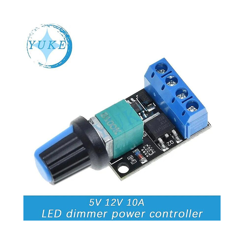 5V 12V 10A Voltage Regulator Pwm Dc Motor Speed Controller Governor Stepless Speed Regulator Led Dimmer Power Controller 9353840050744