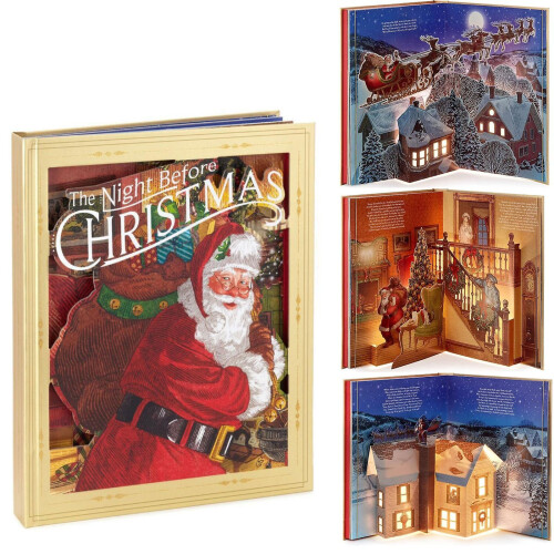 The Night Before Christmas Pop-up Book(light