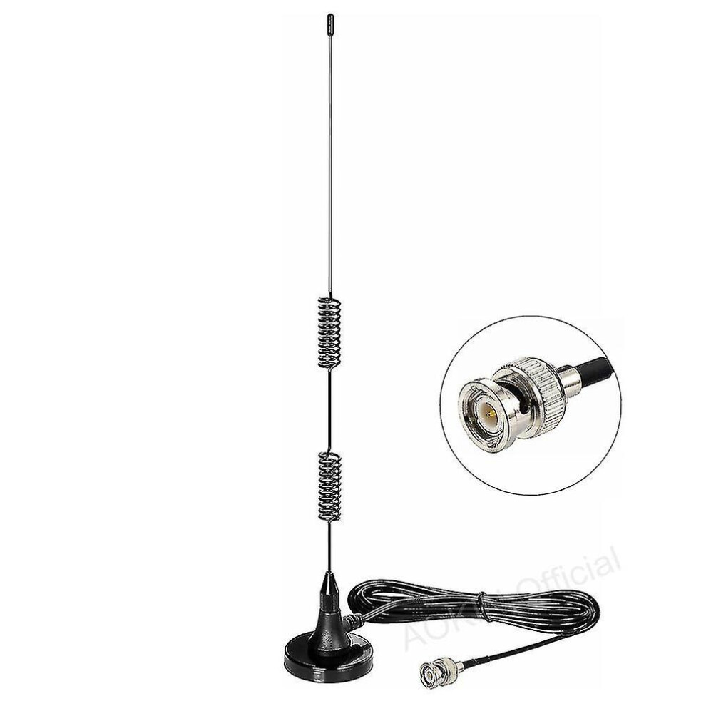 20-1300Mhz Scanner Antenna Radio Magnetic Base Antenna Hf Vhf Uhf Radio Bnc Male Antenna For Radio Scanner 9353840055091